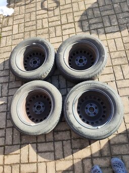 Plechové disky 5x112 195/65 R15 letné - 6