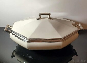 Nádherná porcelánová starožitná terina Art Deco rok 1920 - 6