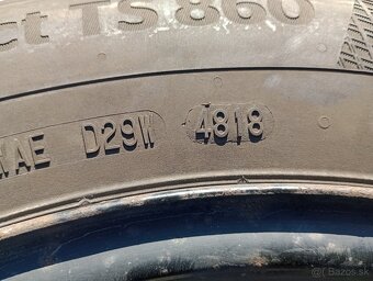 Predam 4ks pneu 195/65/r15zimne 91T Continental +disky 5x112 - 6