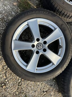 Predám zimnú sadu 5x112 225/55 r17 VW - 6