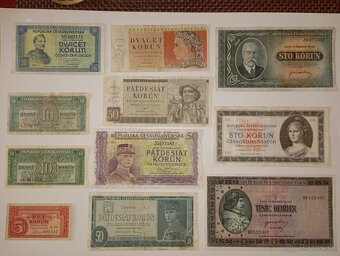 BANKOVKY 5-1000 KČS, ČTYŘICÁTÁ LÉTA, VŠE NEPERFOROVANÉ - 6