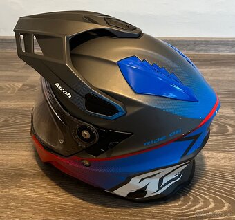 Airoh Commander Progress Blue/Red MAT Veľkosť: M - 6