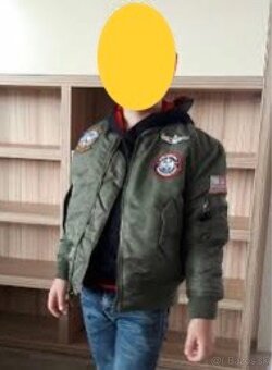 Bunda bombera, letecká bunda, velkost 146 - 6