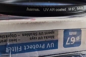 Šošovky na macro s priemerom 67mm a UV filter 62mm. - 6