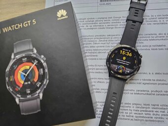 Huawei Watch GT 5 46mm Active Black - cierne,top stav,zaruka - 6
