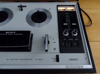 Kotúčový magnetofón SONY TC-270 - 6
