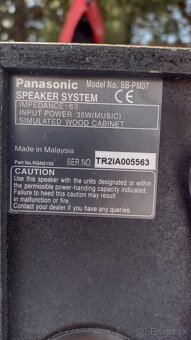 Predám malú hifi vežu Panasonic , cena 50 eur. - 6
