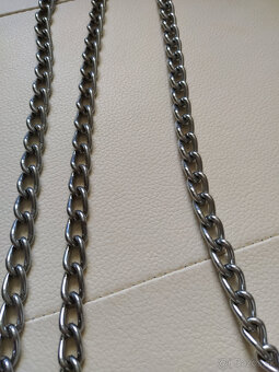 NOVÁ kovová vôdzka pre psov 2m 3cm (osobný odber) - 6