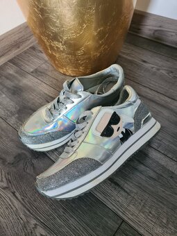Metalické sneakersy Karl Lagerfeld - 6