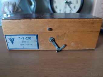 Sada závaží v drevenej krabičke ZSSR - 6