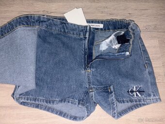Sukňa Calvin Klein riflová - kraťase v.128 nová - 6