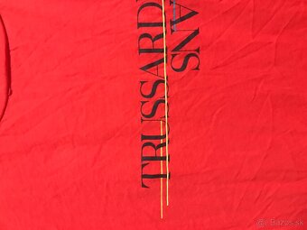 TRUSSARDI originál Red damske tricko L - 6