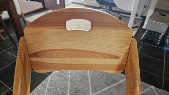 Detska rastuca stolicka z masivu - 6