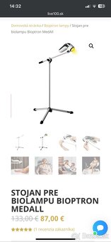 REZERVOVANÉ - ZEPTER stojan na Bioptron bio lampu - 6