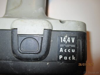 Predám aku vrtačku Einhell accu pack 14,4V s akumulátorom - 6