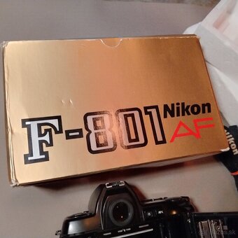 Nikon F-801 + popruh - plne funkčný - 6