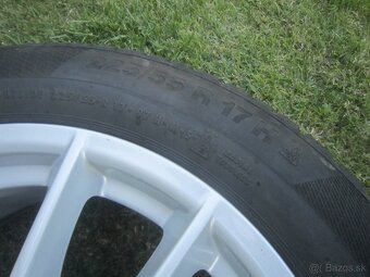 4x 17" AL disky org. BMW530d Xdrive so zim. pneu 225/55R17  - 6