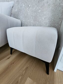2 x kresla s taburetom - 6