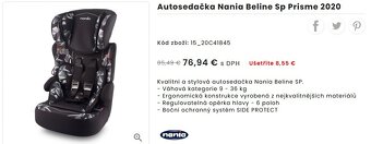 Autosedačka Nania Beline Sp Prisme 2020 - 6