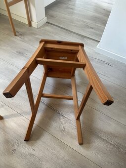 Vysoká detská drevená stolička Ikea Ingolf - 6