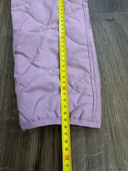 Zimná dlhá dievcenská bunda s kapucou, s dopor.poštou - 6