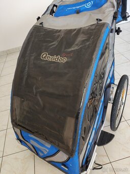 Cyklo vozík pre 2 deti Queridoo - 6