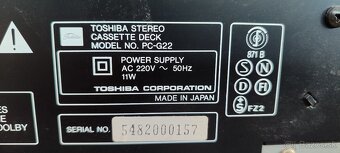 Tape deck Toshiba - 6