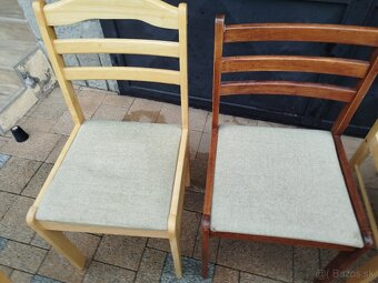 Jedálenské stoličky 7+1 predám. - 6