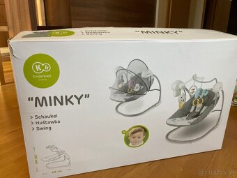 Hojdacie lehátko Minky pre bábätká 0 - 9 kg - 6