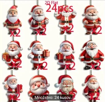 VIANOCE - NÁDHERNÉ OZDOBY NA STROMČEK - 6