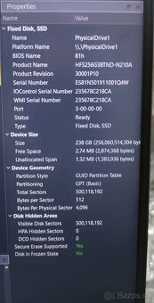 SSD disk, 2.5" sata 256GB SK Hynix HFS256G3BTND - 6