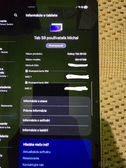 Samsung Galaxy Tab S9 12GB/256GB WIFI + 5G - 6