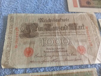 subor starozitnych nemeckych bankoviek ,monarchia-republika - 6