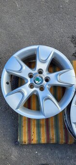 Predám originál ALU disky Škoda 5x100 - 6