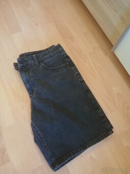 3 Čierne Kraťase Šortky Jorts Shein - 6