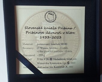 Medaila Pribina rezervované - 6