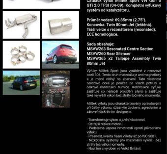 Milltek golf 5 gti - 6