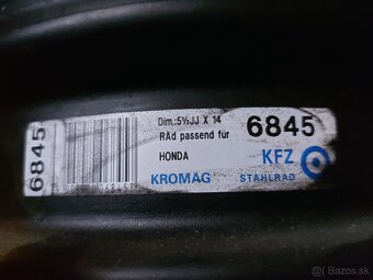 Plechové disky Honda r14 - 6