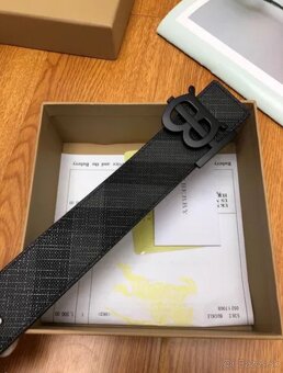 Burberry Monogram Black belt opasok - 6