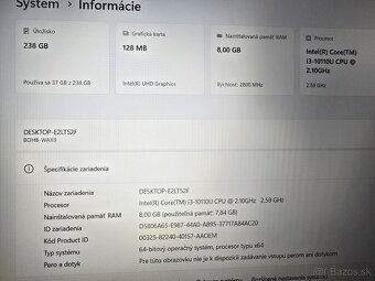 Huawei Matebook D15 s 8gb ram 256gb ssd diskom a i3 procesor - 6
