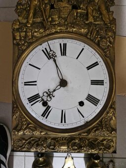 Comtoise nástenné hodiny starožitné - 6