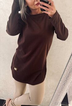 Damska jemnunka talianska tunika choco - 6