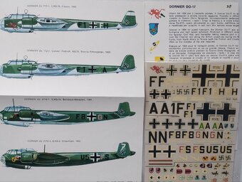 Obtlačky lietadlá WWII 1/72 - 6