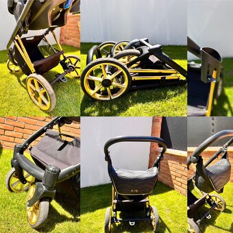 Kvalitný kočiar 3kombinácia Bexa ultra style super funkcie - 6