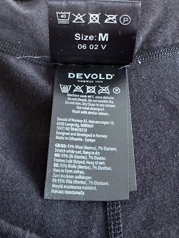 Zánovné nohavice Devold Running Merino Tights Man - 6