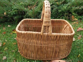 Prútenný kôš(košík)2kusy-predám.Lacno. - 6