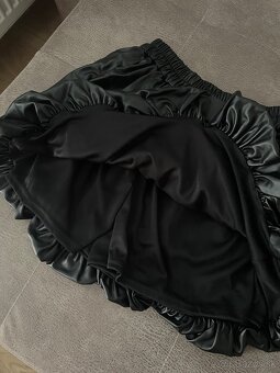 Skort čierna sukňa - 6