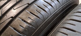 Predám 3ks jazdené letné 195/65r15-91H Hankook - 6