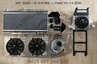 NISSAN PATROL Y60/Y61 - SADA PŘÍSLUŠENSTVÍ PRO SWAP M57 - 6