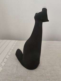 Royal dux čiernobiela líška brusel porcelánová soška - 6